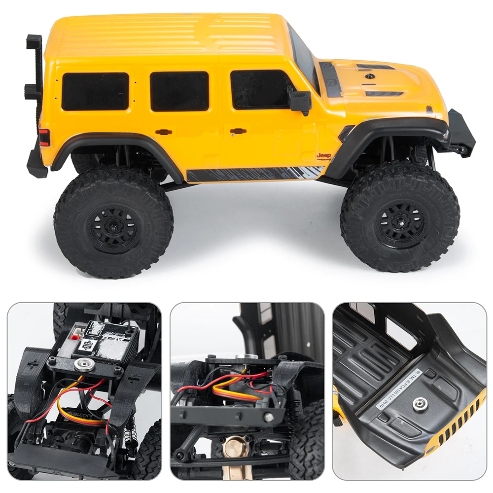 MIBIDAO Magnet Car Body Shell Column Post Mount dla Axial SCX24 Deadbolt Chevrolet Wrangler Gladiator Bronco 1/24 RC Crawler Car