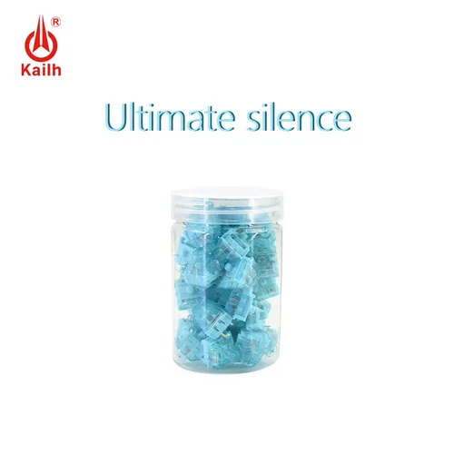 Imagen 2 del producto Kailh & Amino BOX Prestige Voice interruptor silencioso 3 pines lineal 50gf interruptores de teclado mecánico para juegos personalizados lubricación de intercambio en caliente