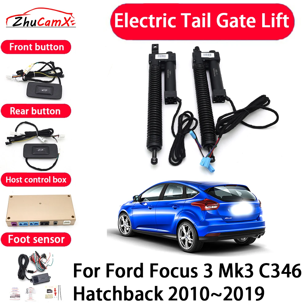 

ZhuCamX Car Automatic Electric Tail Gate Lift Tailgate Assist System for Ford Focus 3 Mk3 C346 Hatchback 2010–2019