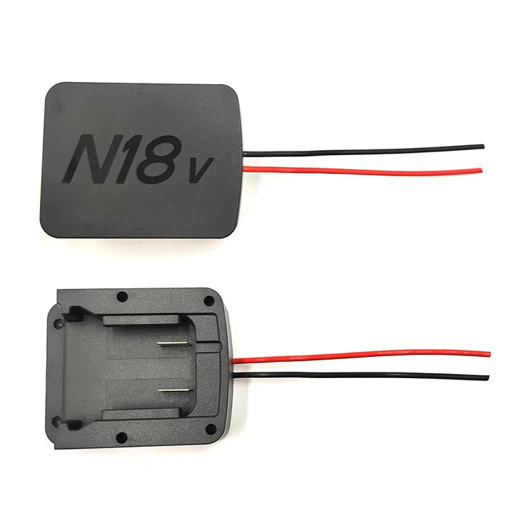 Adaptador de batería para Milwaukee, fuente de alimentación de 18V M18, 14 Cables de calibre, conector convertidor de batería, adaptador de ruedas de alimentación DIY, Juguetes