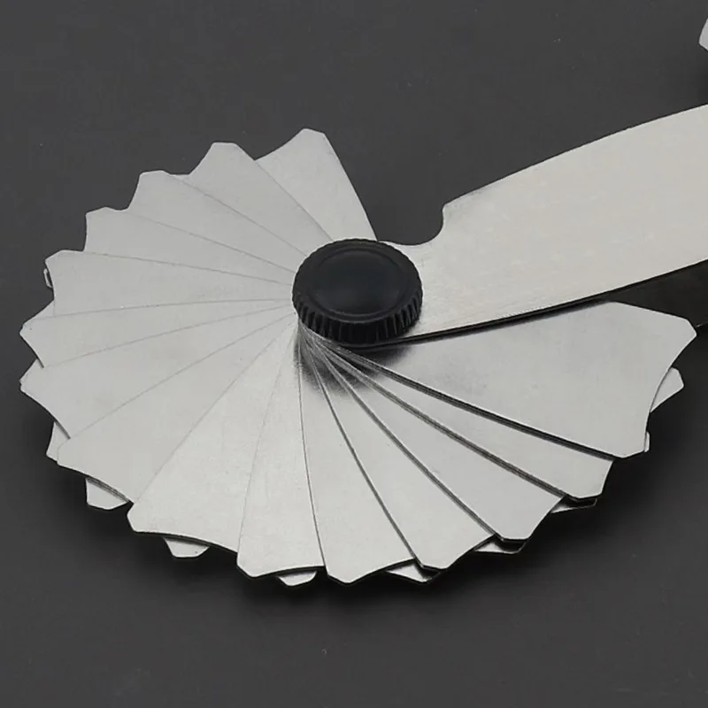 عالية الدقة نصف القطر قالب R مقياس R7.5-15 الشعاع غيج لوحة فيليه قياس الخارجية الداخلية مقعر محدب قوس أدوات قياس