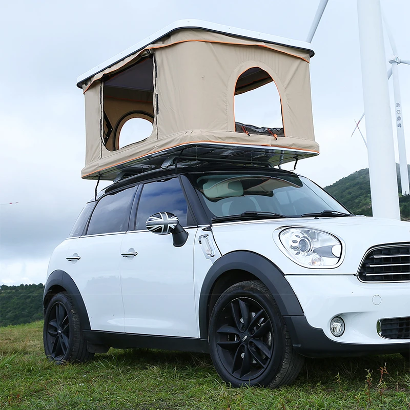 210CM LLT188 Roof Tent Small SUV Car General Outdoor Double Tent Self-driving Tour Hard Shell Car Tent Waterproof and Foldable