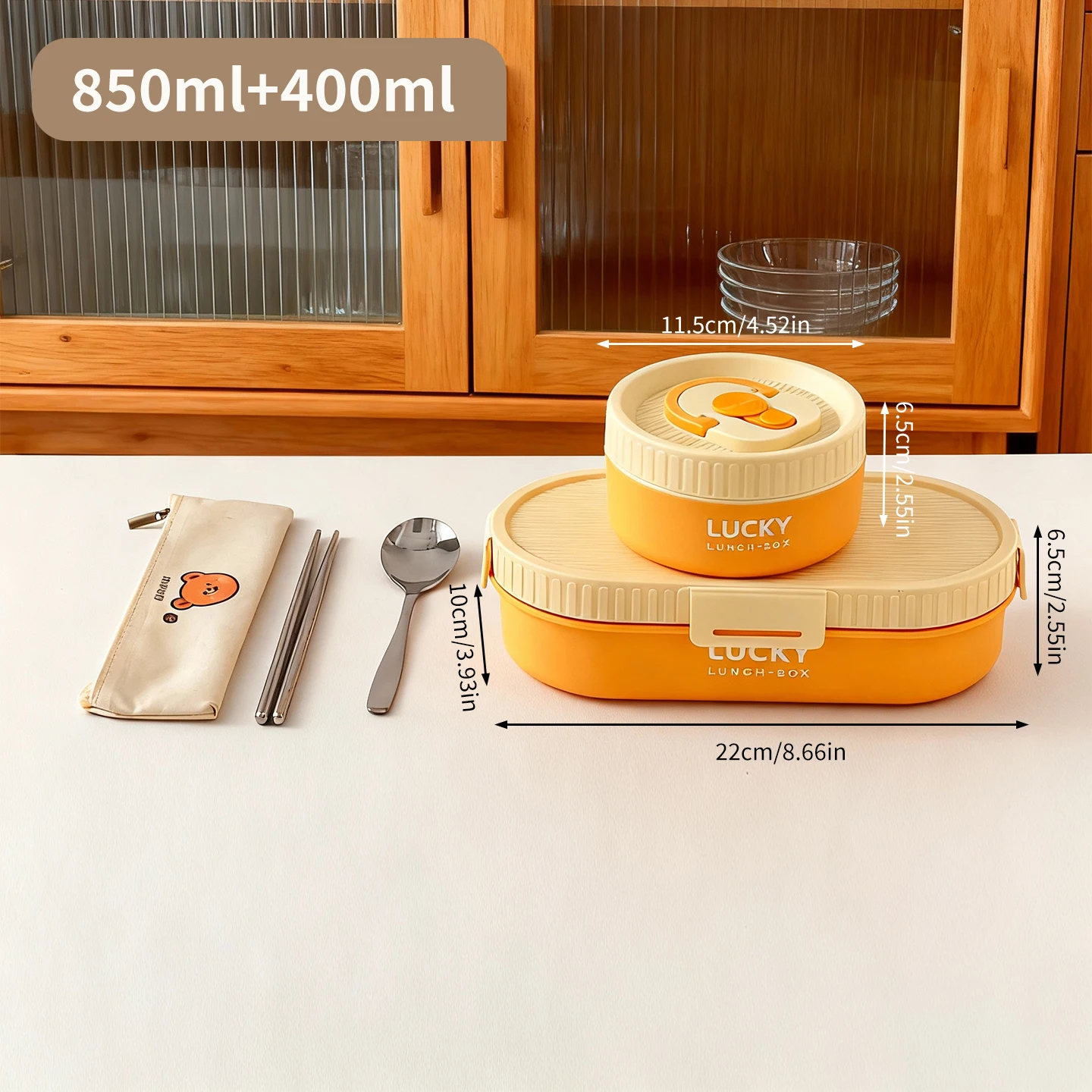 850 ml verzegelde 304 roestvrij staal geïsoleerde lunchbox kinderen studenten 2 roosters draagbare lunchcontainer met handvat magnetronbestendig