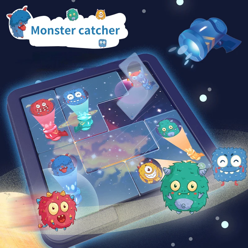 Children'S Exercise Logic Thinking Puzzle Toy Monster Through Board Games And Portable Brain Catchers