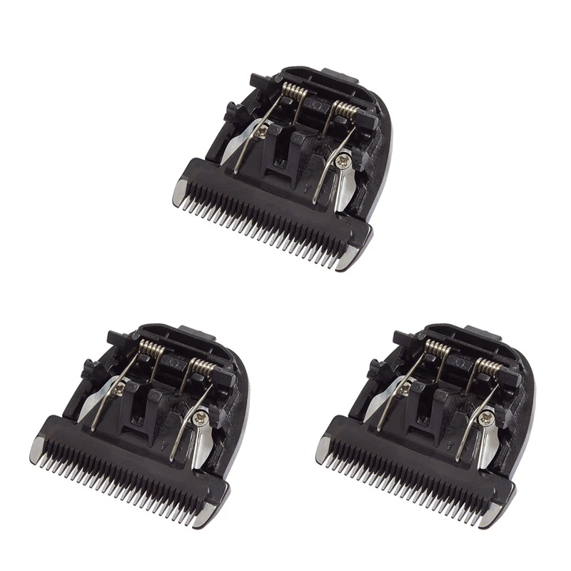 파나소닉 ER150 ER151 ER152 ER153 ER154 ER160 ER1510 ER1511 ER1610 ER1611 ER-GP80용 헤어 트리머 커터 이발사 헤드 3개