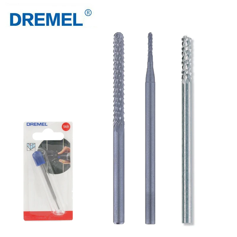 Dremel Tile Cutting Bit Carbide Grout Removal Bit Rotary Tool Accessory 1/16'' 1/8'' Cutting Diameter