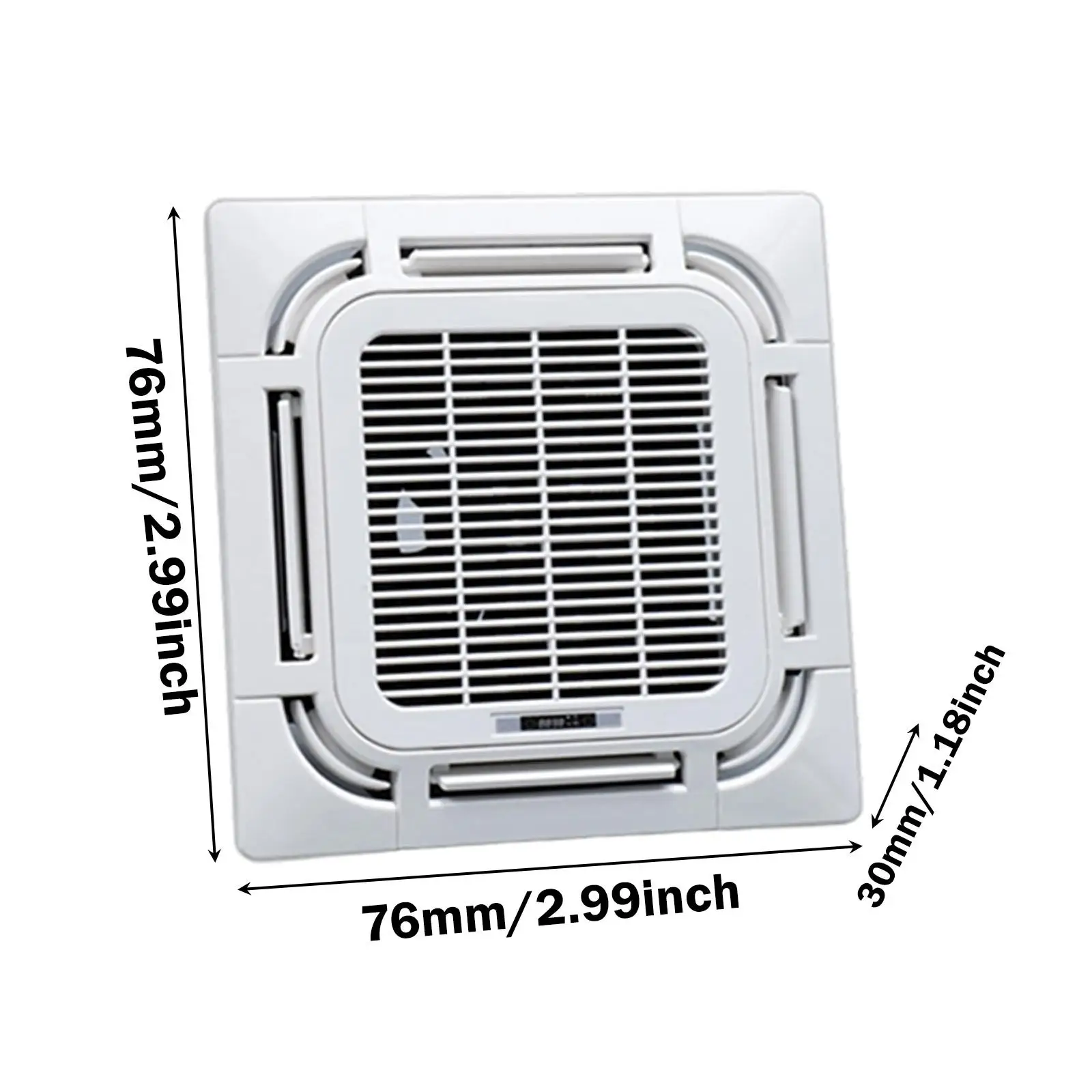 Aire acondicionado en miniatura para casa de muñecas, microescena simulada, muebles para casa de muñecas 1/12 para paisaje en miniatura