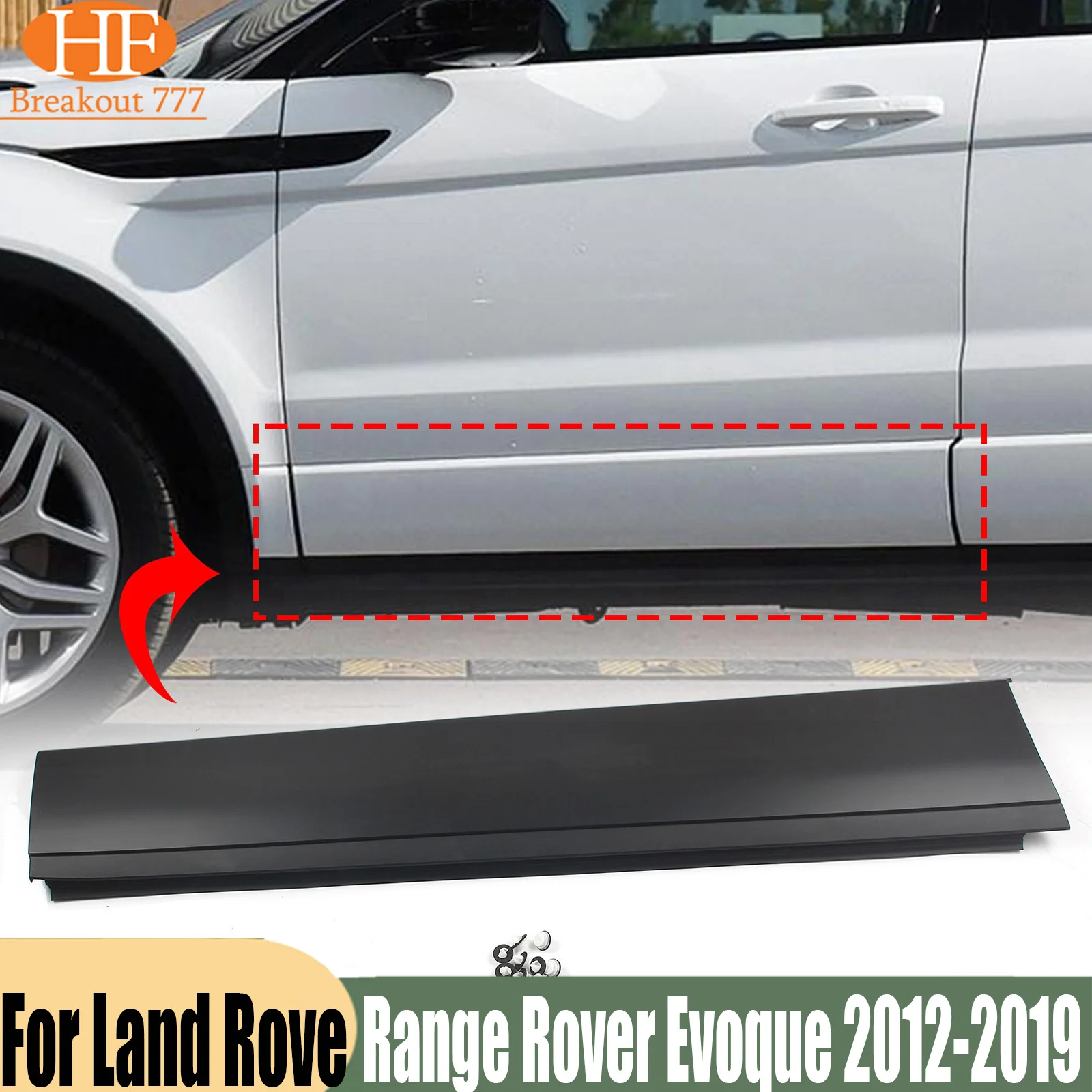 Front Right Door Exterior Panel For Land Rove Range Rover Evoque 2012-2019