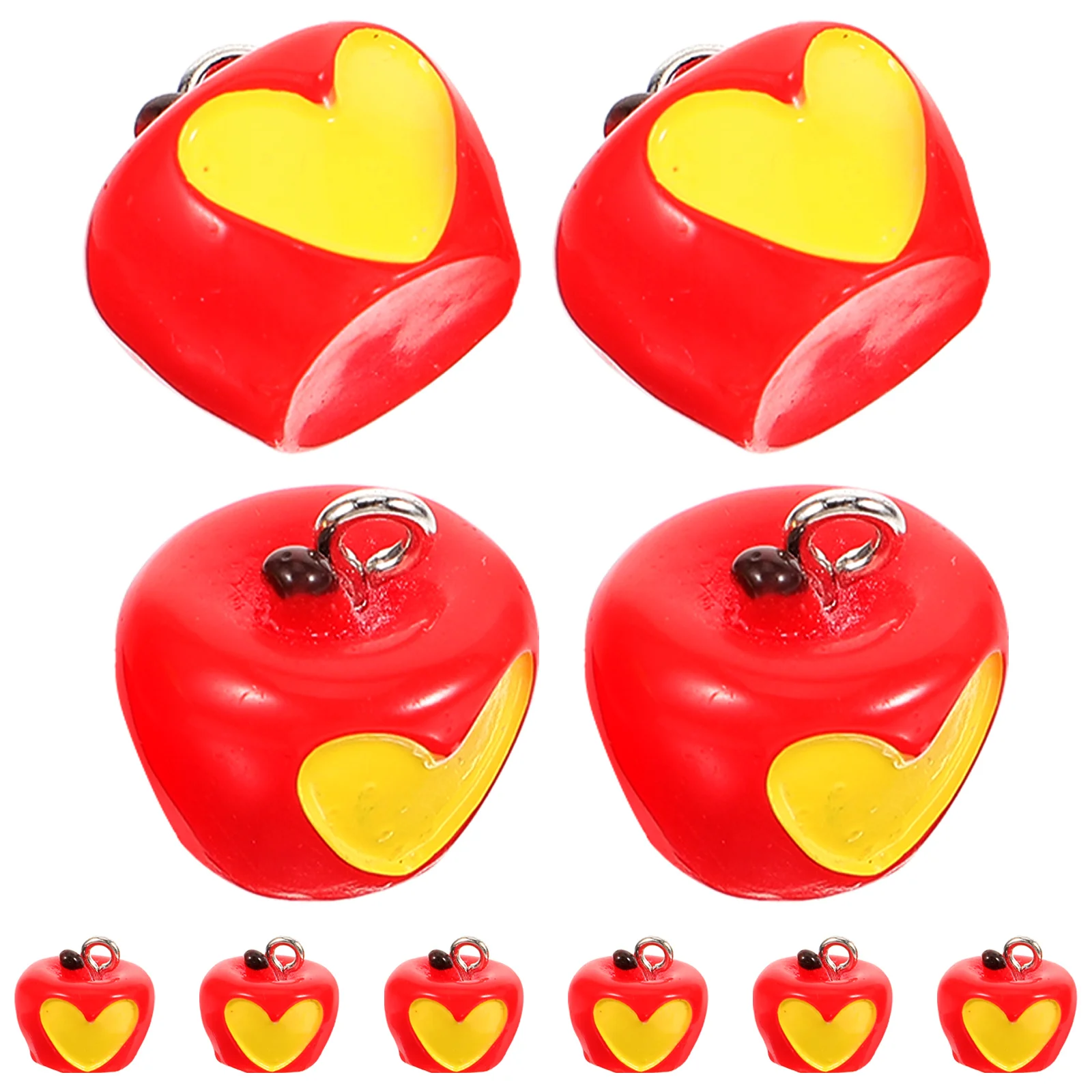 10 Uds. De dijes de llavero colgante para pulseras, Mini accesorios para manualidades para hacer joyas