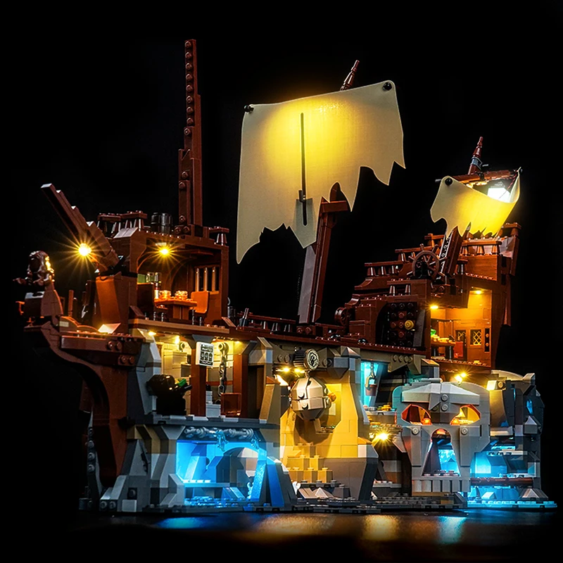 Brick Bling LED-Licht Beleuchtung Dekor 21363 Set kompatibel mit den Goonies-Bausteinen (ohne Bausteine)