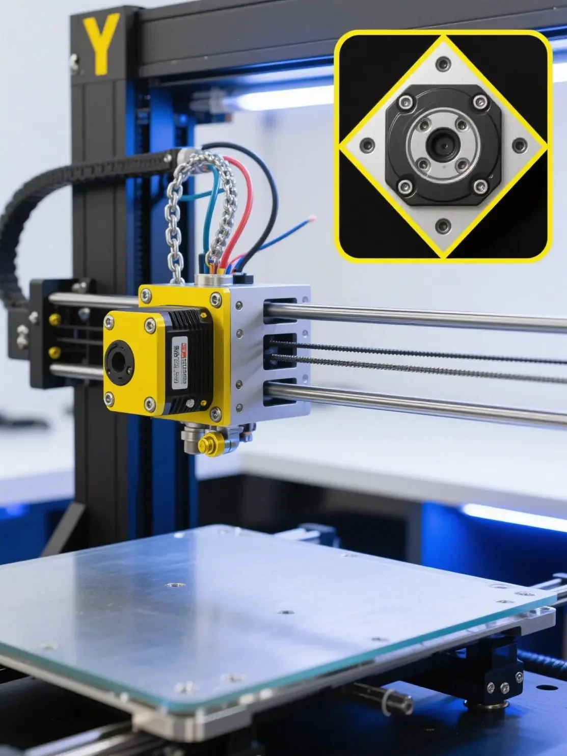 Nema17 ステッピングモーター 17HD38001-22B 1.2A 0.38N.m 1.8 度分解能 3D プリンタモニター DIY CNC 彫刻機用