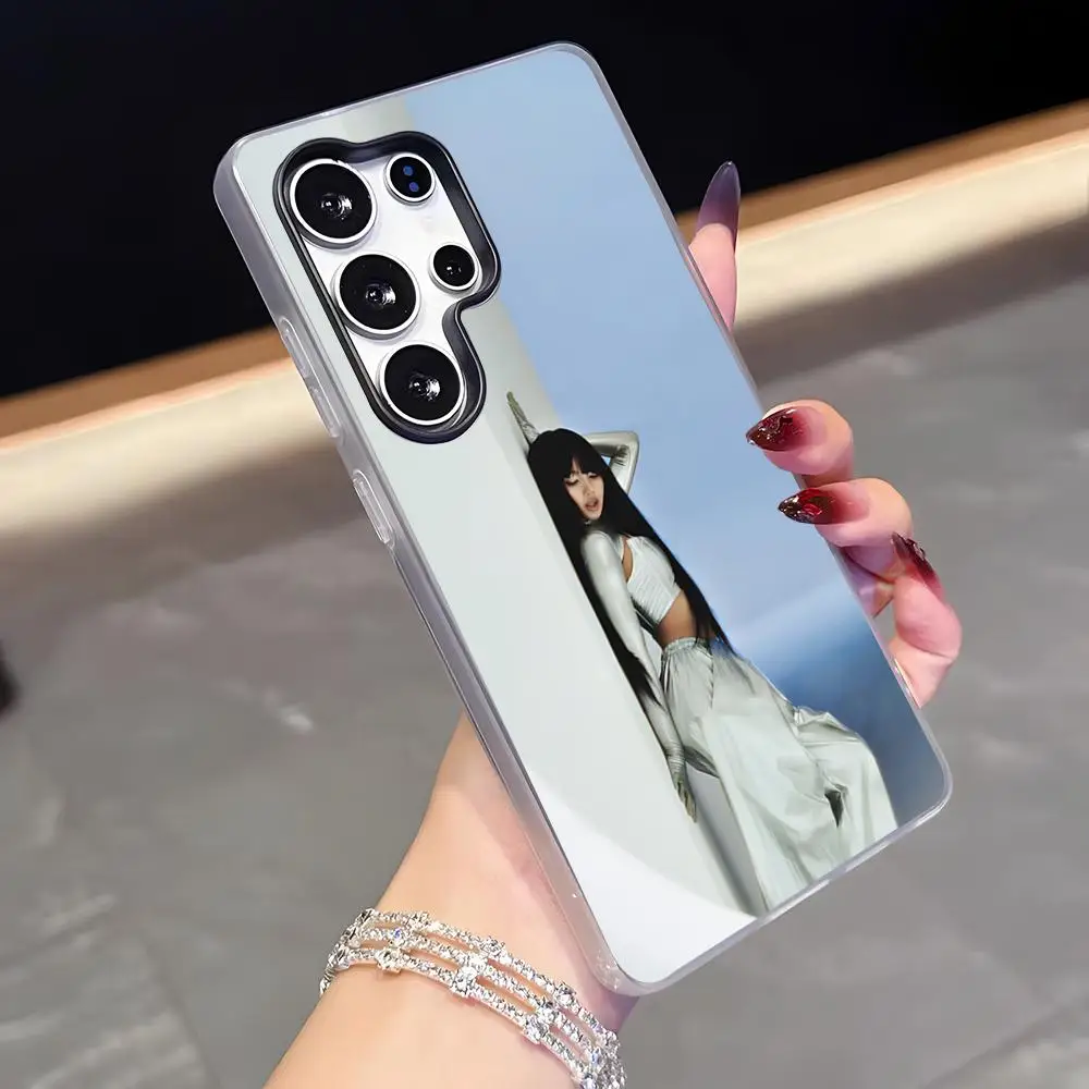Korean L-Lisa Lalisa Phone Case For Samsung A56 A14 5G A34 A36 A33 A26 A16 Shockproof Jelly Cover