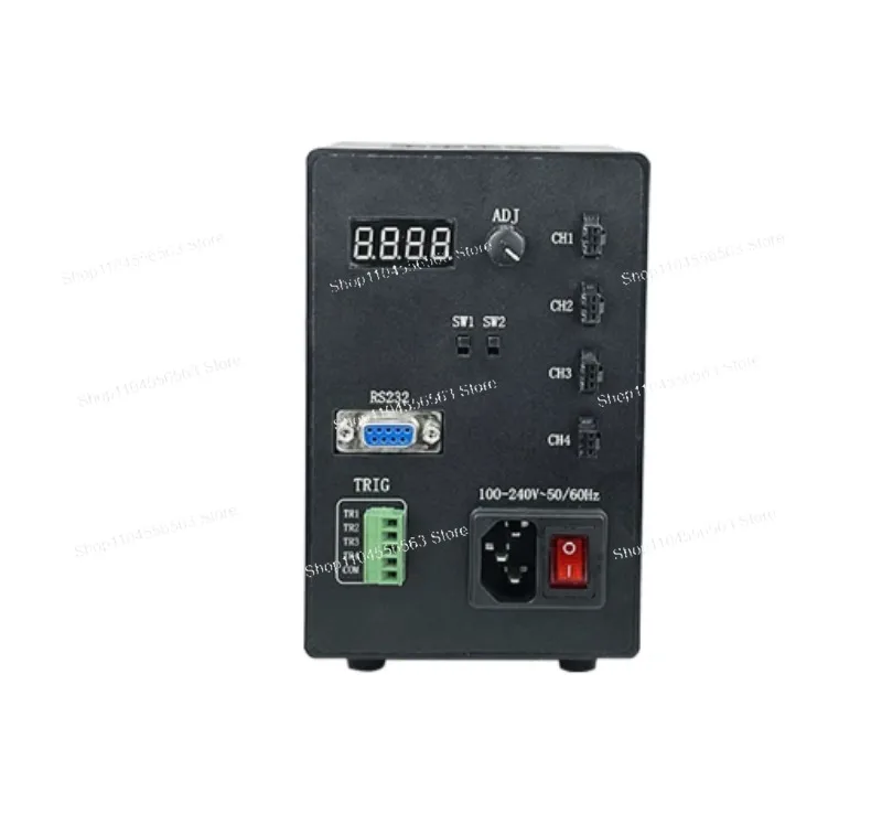 3rd Generation Machine Vision Light Source Stroboscopic-free Standard Digital 4-channel 60W/120W Led Dimming Controller