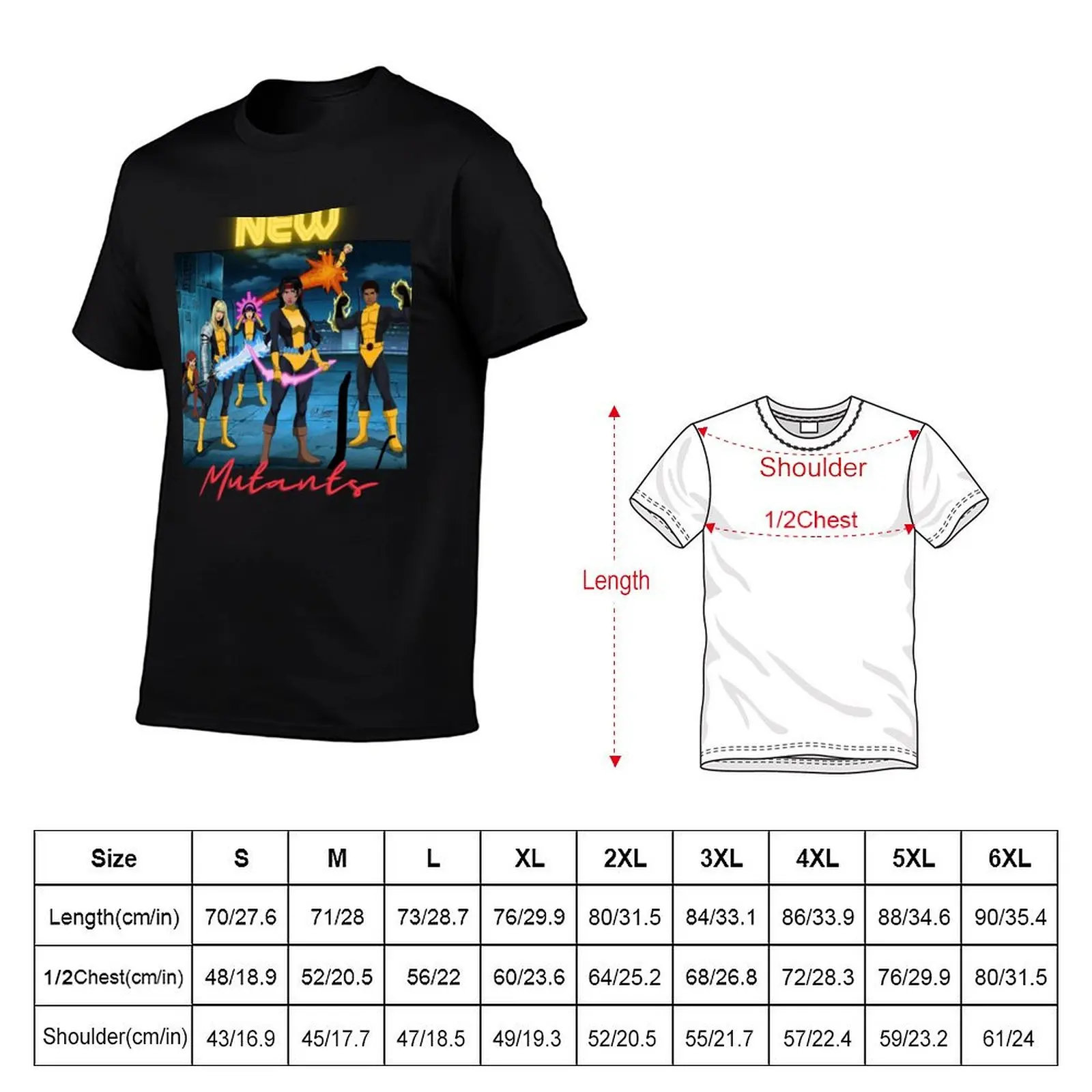 The New Mutants T-Shirt Trendy Casual Short Sleeve Shirt