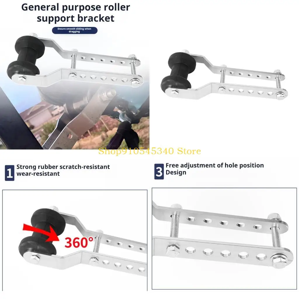 U2JA Reliable Adjustable Keel Roller Support Heavy Duty Tool for Smooth Boat Movement