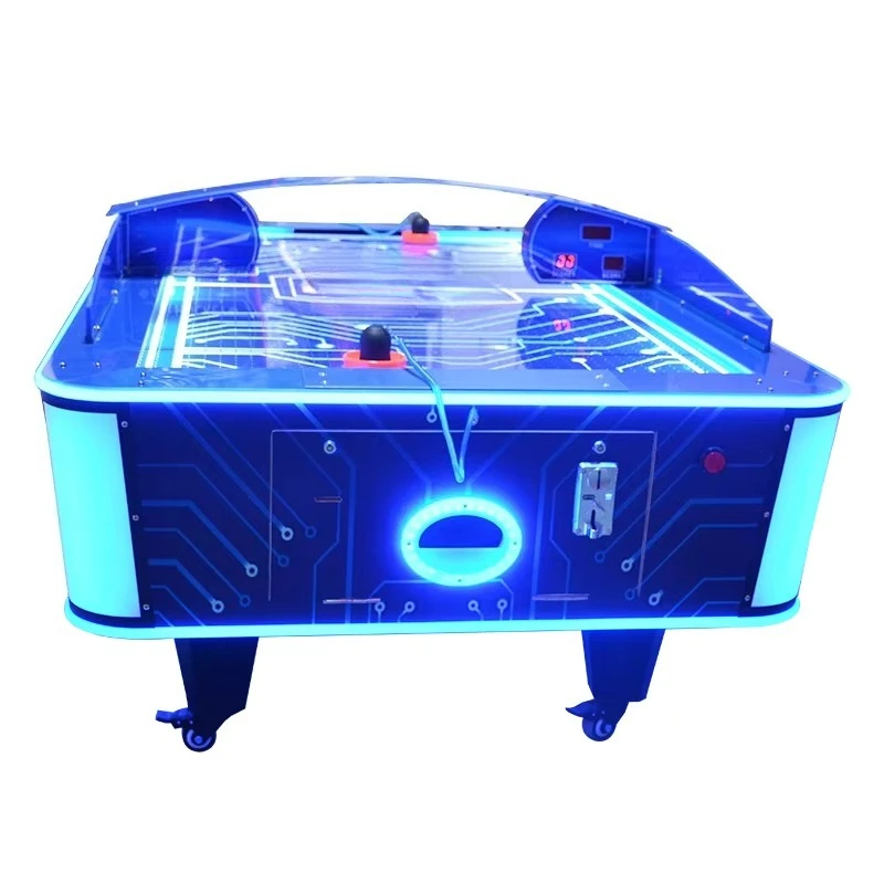 Coin Operated Air Hockey Table 2P 110/220V CE Certified Electronic Scoring Arcade Game for Family Indoor Use Wholesale