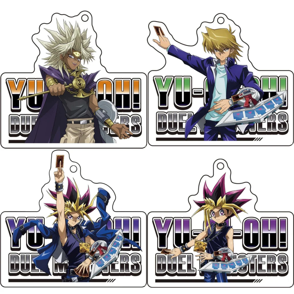 Anime Fans Gifts Yu-Gi-Oh! Duel Monsters HD Character Tsumamare Memory Ver Acrylic Keychain Pendant Decoration Series About 6cm