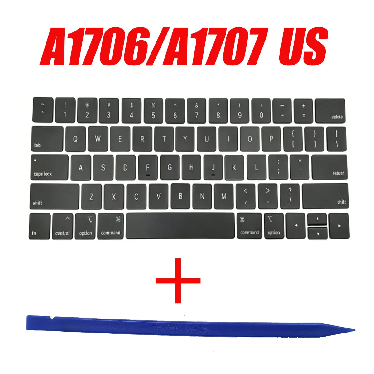 A1706 A1707 A1708 New Replacement Keycaps US UK ES French Denmark Key Cap for Macbook Pro Retina 13' 15' Laptop Keycaps
