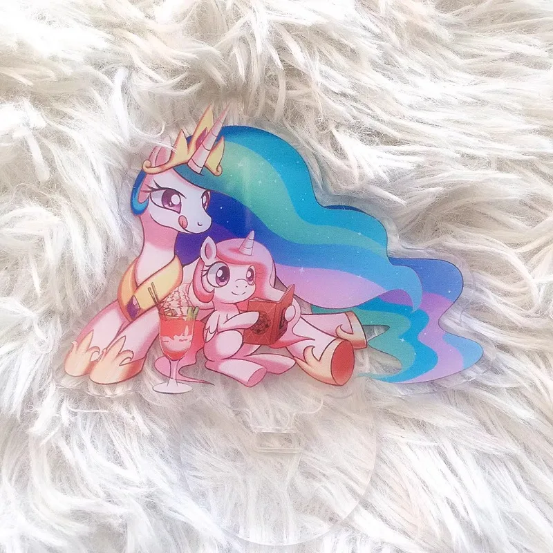 My Little Pony Rainbow Pony Anime Childhood Series Twilight Sound Four Princess Fella Peripheral Player Do Model Gifts Toys