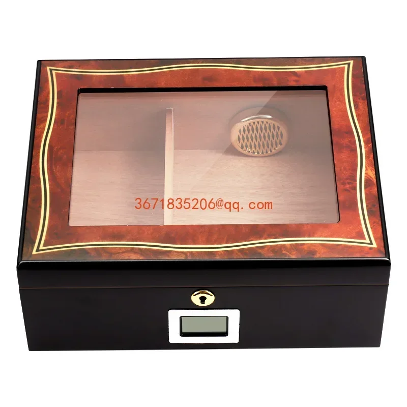 

Cedar wood cigar box, patterned sunroof cigar box, moisturizing and constant humidity