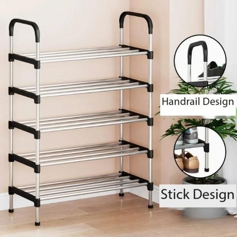 5-Tier Shoe Rack – Dust-Proof Shoe Cabinet, Space-Saving Storage for Living Room