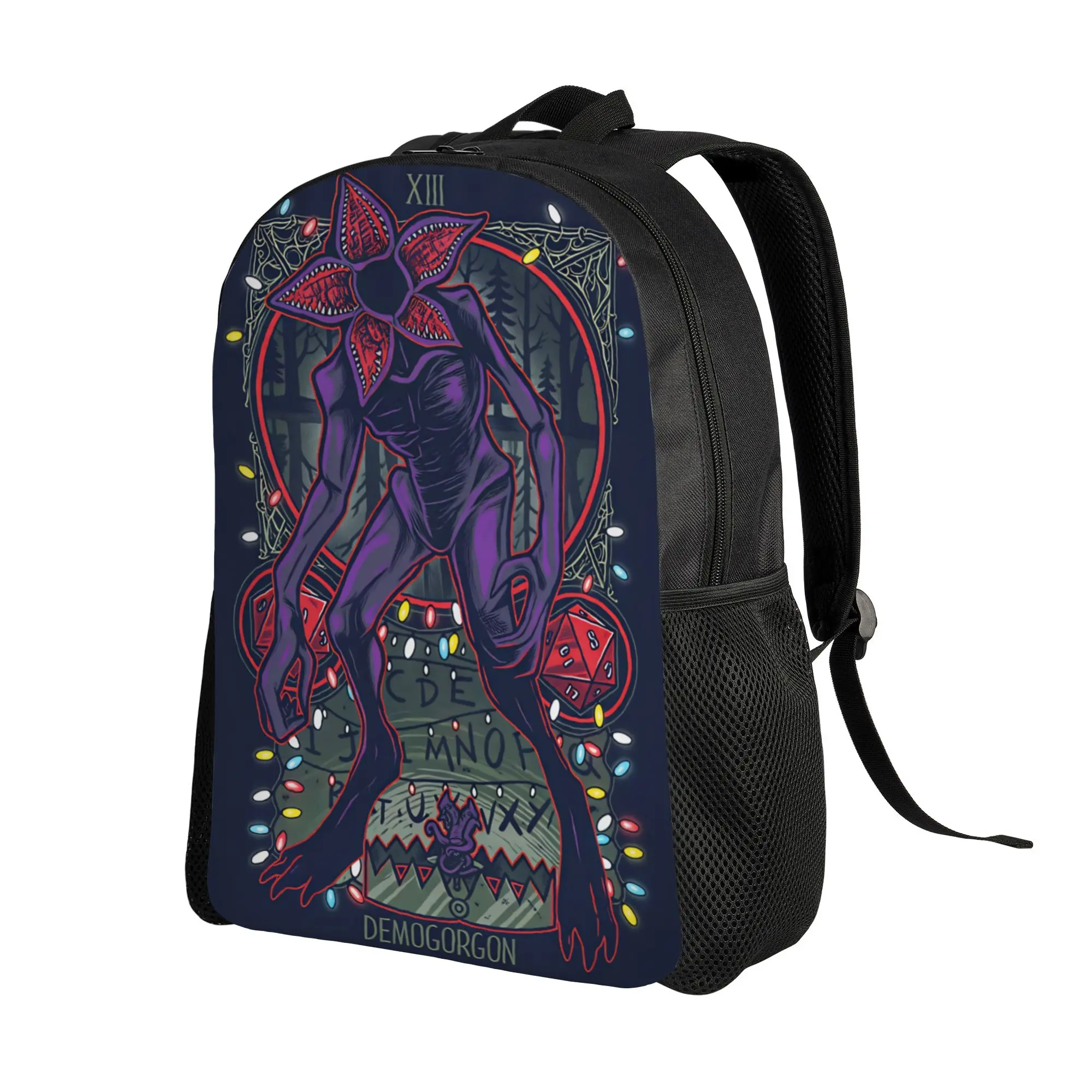 Demogorgon Starry Night  Backpack  Casual Backpacks Student Unisex Daily Durable School Bags High Quality Rucksack