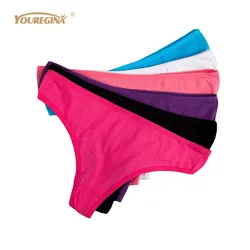 YOUREGINA Women Thongs and G Strings Womens Panties Woman Underwear Cotton Sexy String Womens Lingerie Tangas Mujer 5 pcs/lot