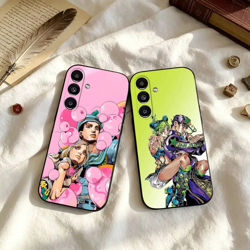 Anime J-JoJos Bizarre Adventure Phone Case For Samsung Galaxy A73,A72,A71,A70,A53,A52,A51,Others Soft Black Cover
