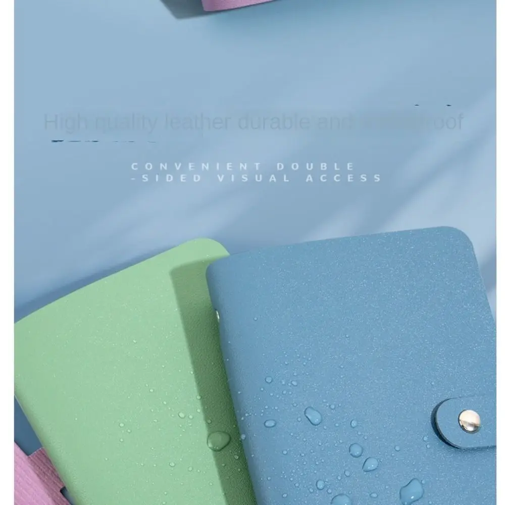 Save Money 100 Envelopes Money Saving Challeng PU Waterproof Mini Binder Savings Challenge Reusable Large Capacity