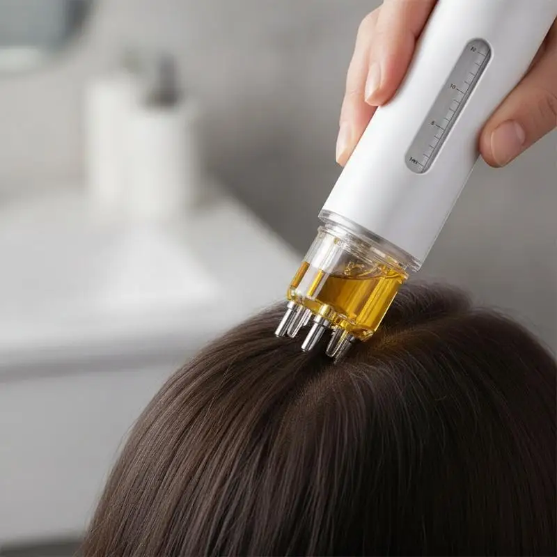 Hair Scalp Serum Applicator 15ML Large Capacity Leak Proof Design For Home Hair Care Hair Growth Treatment