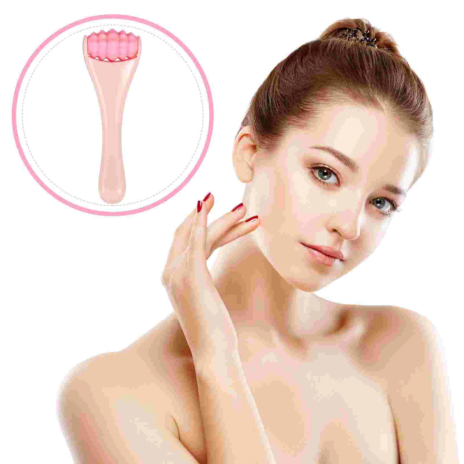 เครื่องมือลูกกลิ้งหน้า อุปกรณ์ดูแลดวงตา อุปกรณ์นวดหน้าแบบพกพา Pp Essence Import