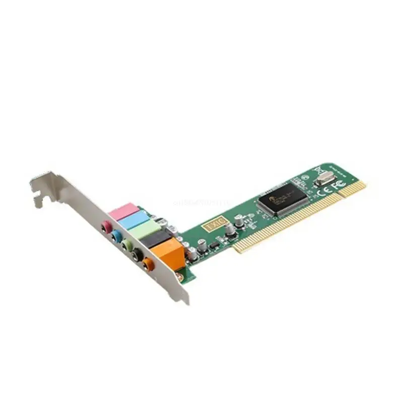 PCI5.1 Stereo Sound Card CMI8738 Chip 4 Channels Card Support DS3D DropShipping