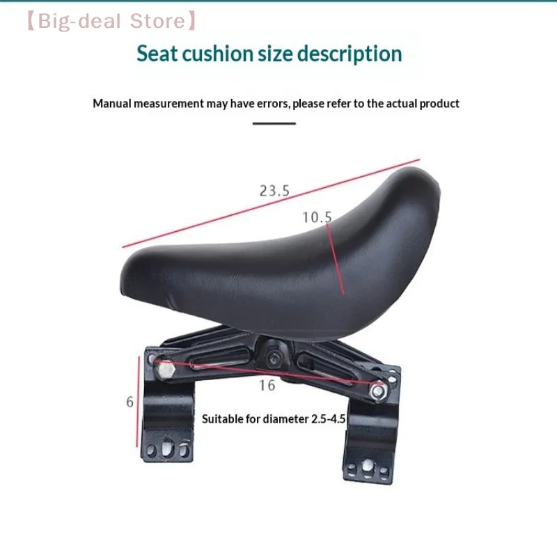 

Bike Front Child Seat With Handlebars Foot Pedals Mountain Bike Baby Safety Seat Quick Removal Outdoor Parent-Child Frame Seat