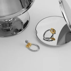 ENFASHION Aretes De Mujer Knot Stud Earrings For Women's 18K Gold Plated In Earings Fashion Jewelry Travel Cocktail E241636