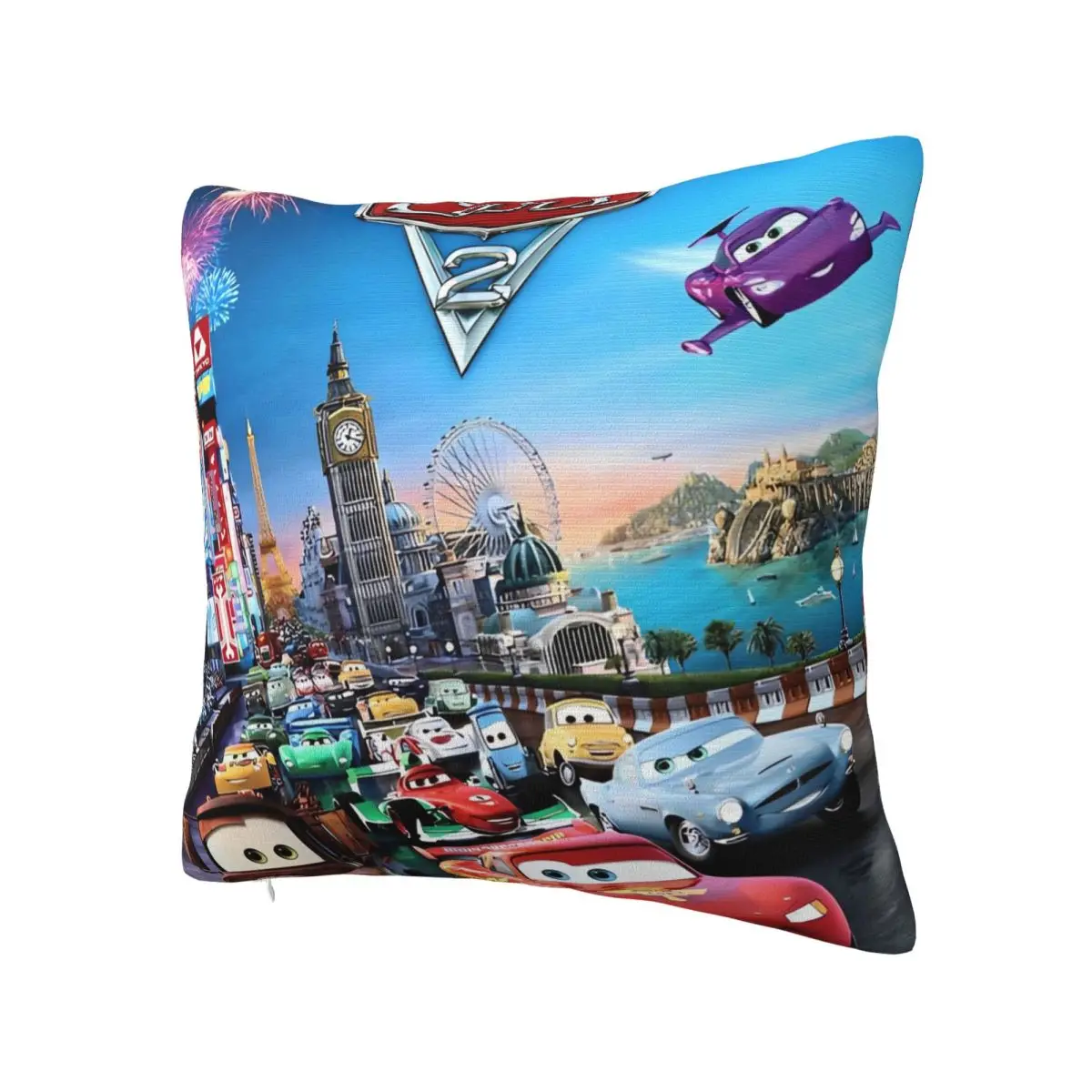 Cars Lightning McQueen Pillow Cover Morden Pillow Case For Sofa Bedroom Home Decor Cushion Cover Square Graphic Pillowcases Gift