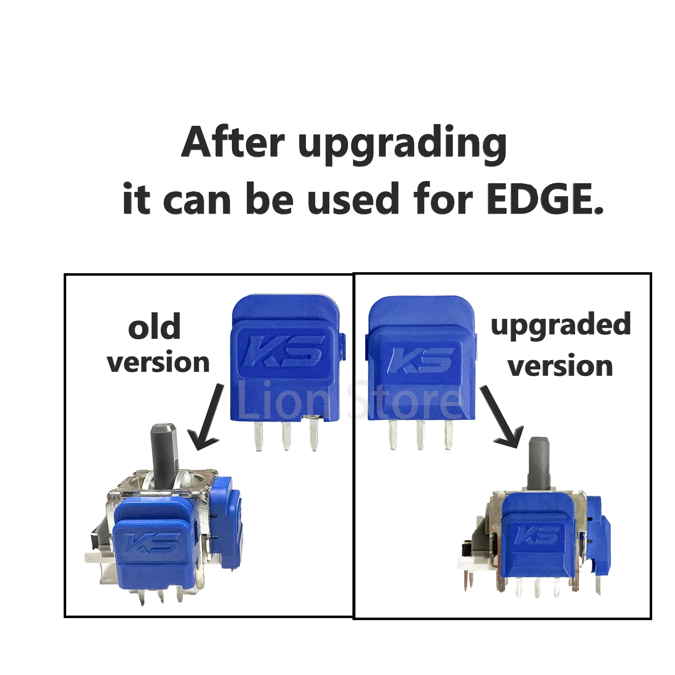 10-100 قطعة/الوحدة جديد KS TMR الكهرومغناطيسي نسخة مطورة عصا التحكم ل PS5/EDGE PS5 غمبد ثلاثية الأبعاد التناظرية استبدال عصا الإبهام #2