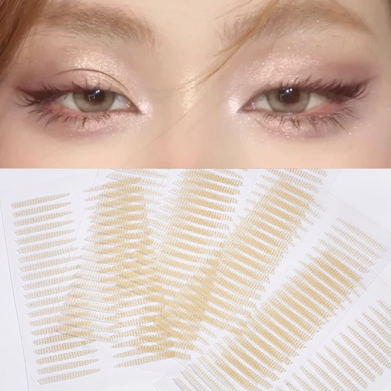 WODWOD แพทช์ตาสองชั้นจำลองธรรมชาติที่มองไม่เห็น ตาบวม ตาเดียว ขยายทั้งสองตา