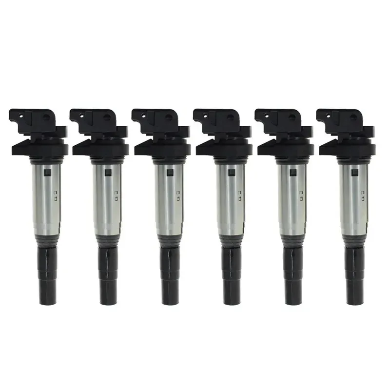

6pcs High Quality Ignition Coil For BMW E60 E61 F10 F18 F11 E39 F07 520I 523I 525I 540I X5 X3 Auto Parts 12138616153 12137594596