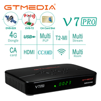 Stock in Spain GTmedia V7 PRO Combo dvb-t2/s2 Satellite Receiver Suport H.265 PowerVu Biss Key USB Wifi 1080P full HD Decoder