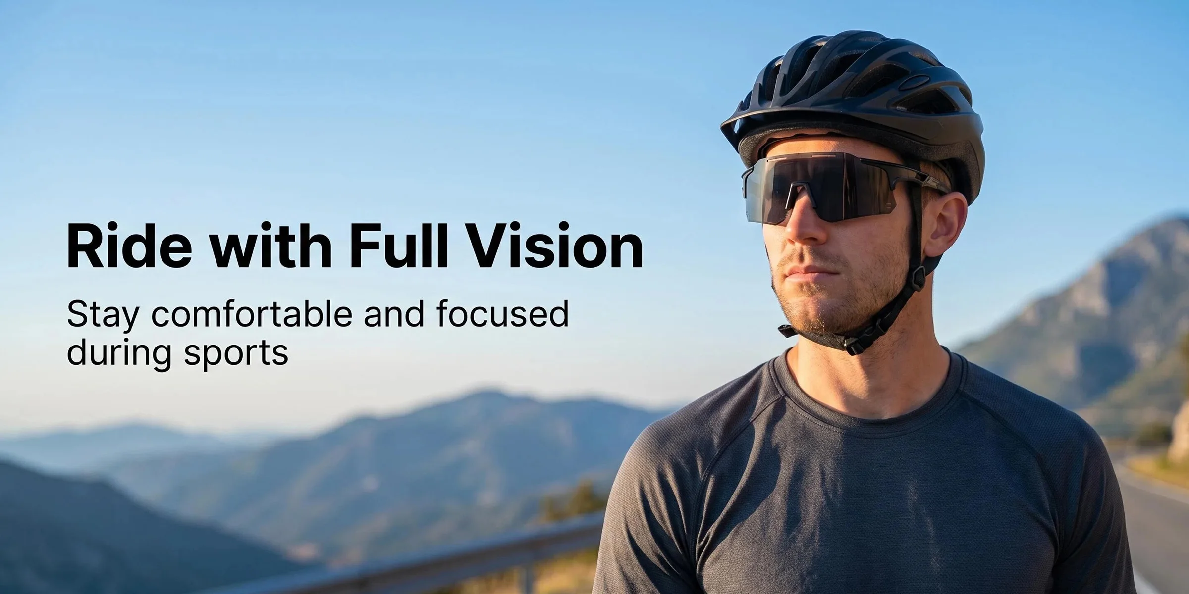Oversized Wraparound Sports Sunglasses — product information 5
