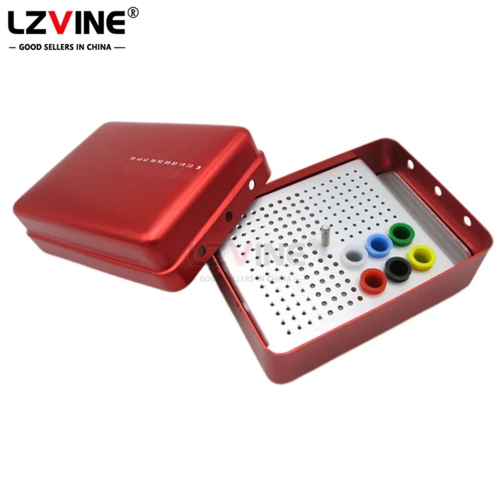 กล่องใส่หัวกรอฟัน 180 ช่อง สำหรับหัวกรอความเร็วสูงและต่ำ วัสดุโลหะ สำหรับฆ่าเชื้อในอุปกรณ์ออโตเคลฟ