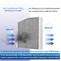 Car Accessories For Geely Xingyue S FY11 2019~2026 25 Air Conditioning Filter Cabin Filter with Activated Carbon Replacement Kit