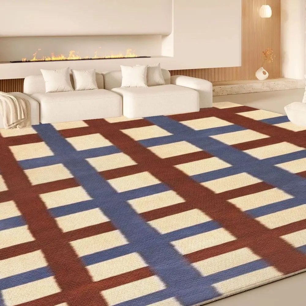 

VIKAMA Loop - Pile Material Mat Suitable for Living Room and Bedside, with Thick Texture, Excellent Anti - slip Performance, Ens