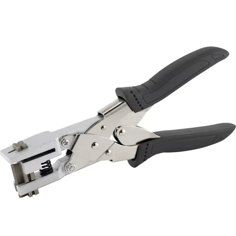 2mm V-Shaped Notch Tearing and Punching Pliers Food Vacuum Packaging Bag Tearing Proofing Hole Punches