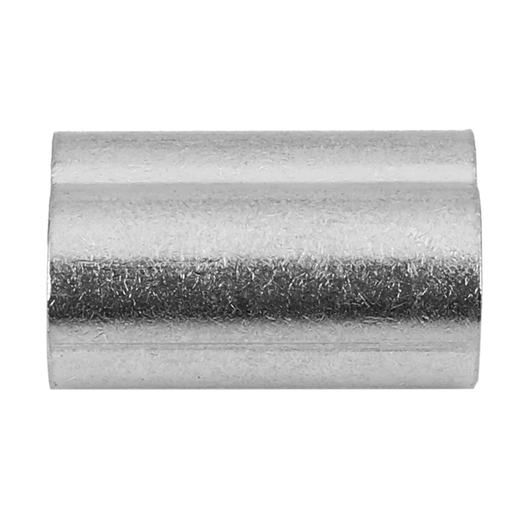 ETRT 50Pcs 15mm Aluminum Hourglass Ferrules Sleeve Crimp for 3mm Wire Rope