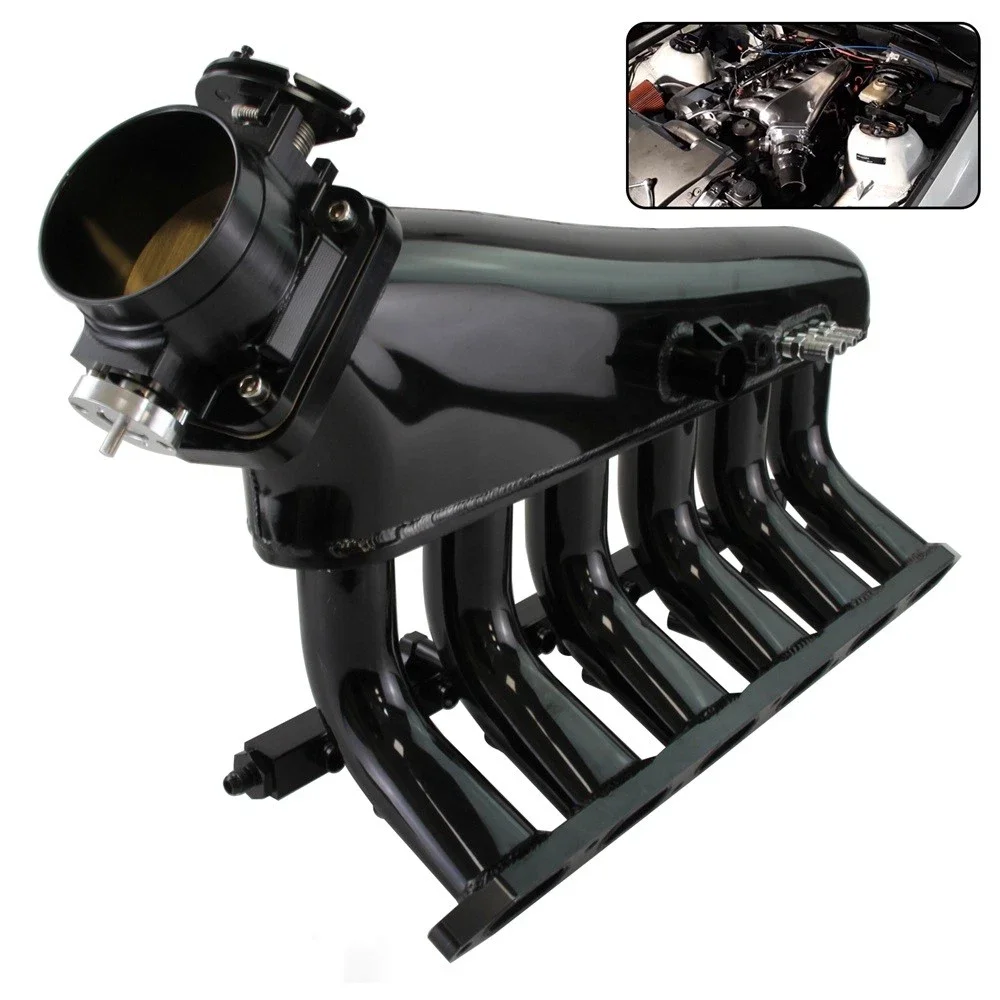 For Intake Manifold Kits + Fuel Rail + 90mm Throttle Body Fits for E36 E46 M50 M52 325i 328i M3 Z3 E39 528i
