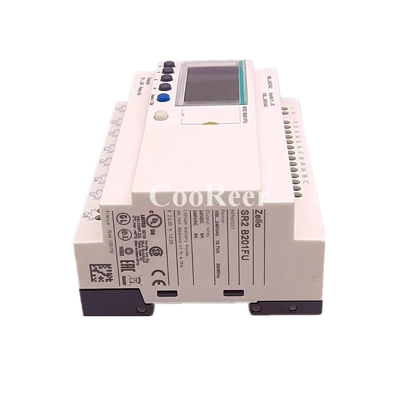 Zelio Logic SR2 Basic Logic Controller SR2A201FU SR2B201B SR2B201FU with Real-time Clock and Display Panel Brand New Original