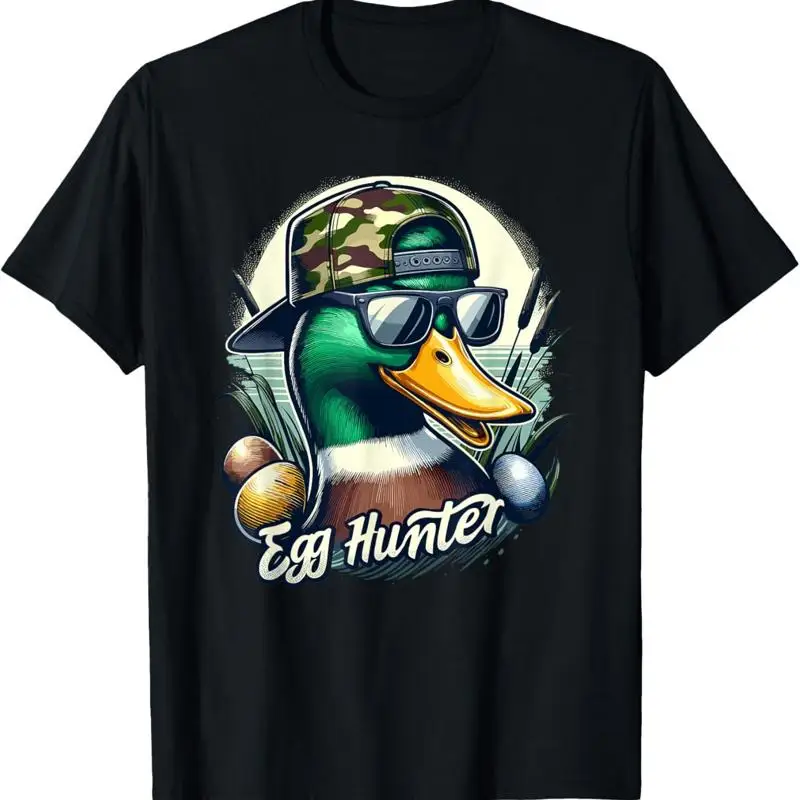 

Easter Mallard Duck The Hunt Is On Camo Egg T Shirt