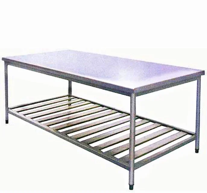 

stainless steel bench cheap floor shelf plate shelf