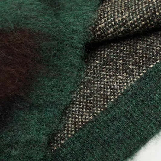 Suéter para hombre 2025, nuevo jersey de punto informal holgado con estampado de letras americanas de calle alta, manga larga, suave y cálido